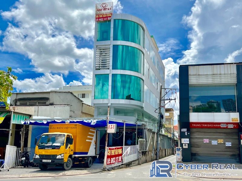 Blue Office Building